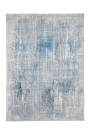 Tapete Azul y plata