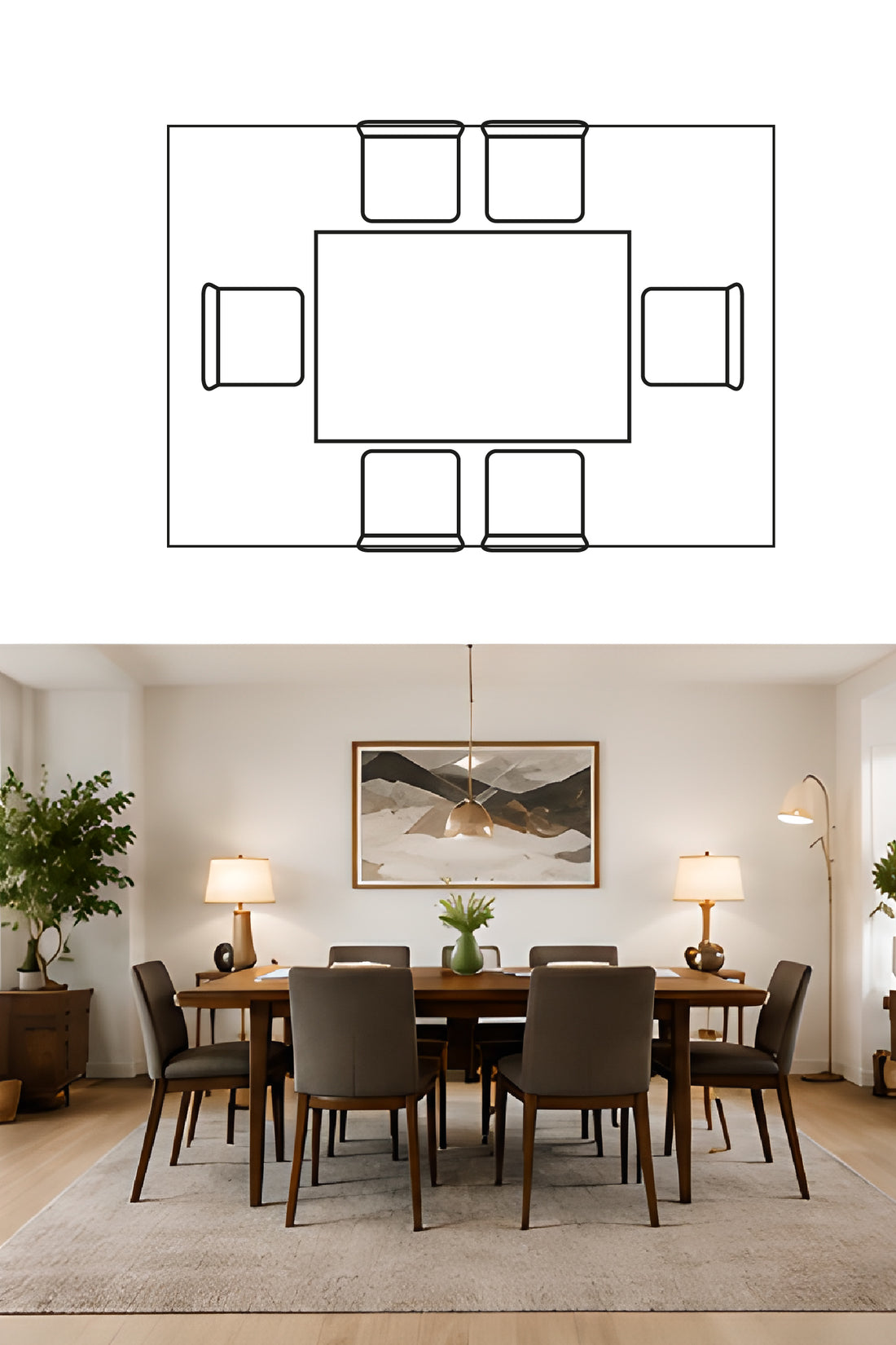 Mesa para 6 personas
